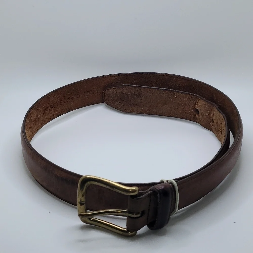 Oiled Chamois Cowhide Belt